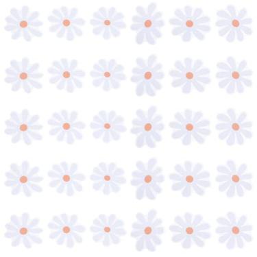 Imagem de CRASPIRE 72 peças de adesivos de garrafa de água margarida flor decalque para laptop branco floral estética vintage impermeável PVC plástico autoadesivo folhas para parede capa de telefone garrafa