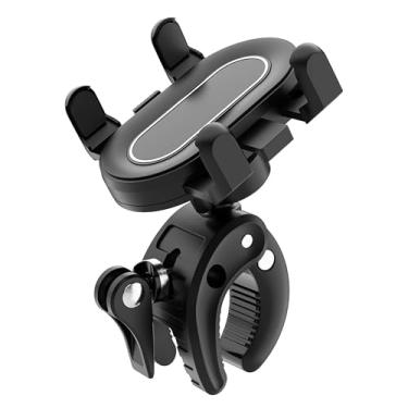 Imagem de Temvue Suporte de telefone para carrinho, rotação de 360°, adequado para carrinhos, suportes de telefone de microfone, tripés, também aplicável a barcos, bicicletas ergométricas, esteiras, suporte