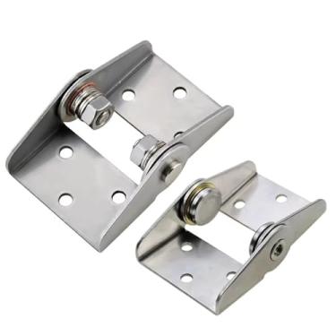 Imagem de Dobradiça de amortecimento de torque feita de aço inoxidável 304 em qualquer posição de parada 1 peça (branca)