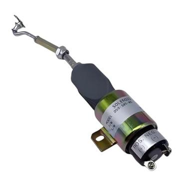 Imagem de Acessórios para escavadeira 6114/6115 válvula solenóide Engineflameout diesel D59-105-05 24V Flameout Switch Parts 24v