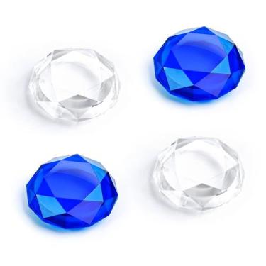 Imagem de Tampas Thumb Grips DLSeego Diamond 3D para Switch Joy Con, 4 unidades