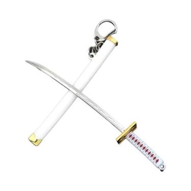 Imagem de Chaveiro Mini Espada De Anime Para Homens E Mulheres, Katana Com Estoj