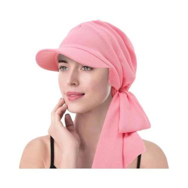 Imagem de Chapéu Turbante De Moda Feminina Em Cor Sólida, Boné De Beisebol, Chap