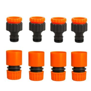 Imagem de Kit Completo Engate Rápido para Mangueira com Adaptador 3/4  Irrigação