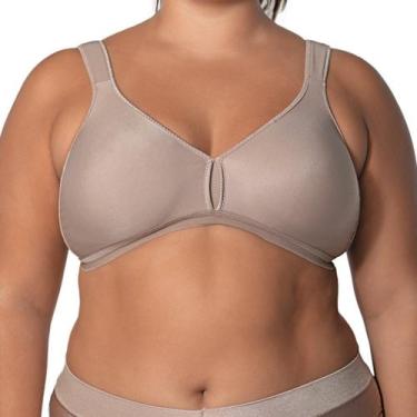 Imagem de Sutiã DeMillus Conforto Duplo sem Bojo Olimpo, Chocolate, 46