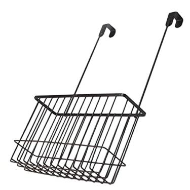 Imagem de GLEAVI Cesto de pendurar para porta de armário de cozinha, organizador de arame de ferro para banheiro e cozinha, cesta de armário para artigos de higiene pessoal, toalhas e mais