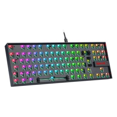 Imagem de Base para Teclado Mecânico Gamer Kumara Barebone Edition, RGB, USB, ABNT2, Preto - RD-BBK552-Unissex