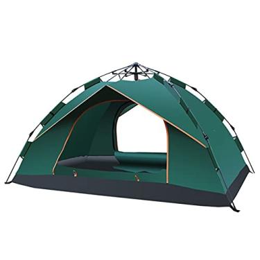 Imagem de AkosOL Barraca de acampamento ao ar livre para turistas, barraca dobrável para piquenique, barraca de abertura rápida simples para família, festa ao ar livre, acampamento, 1