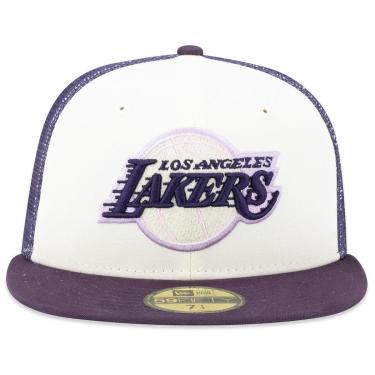Imagem de Boné New Era 59Fifty Fitted Trucker NBALos Angeles Lakers Sunset Masculino-Masculino