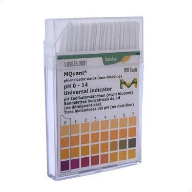 Imagem de Papel Fita Indicador de PH 0-14 c/100 tiras Merck