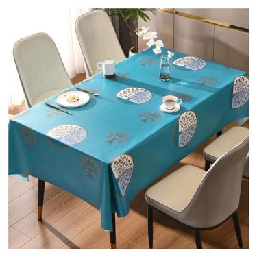 Imagem de Toalha de mesa retangular de PVC toalha de mesa de jantar nova estilo chinês toalha de mesa de café toalha de mesa tapete de mesa (5.100 x 160 cm)