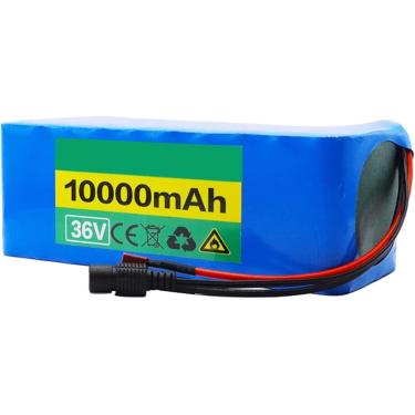 Imagem de Bateria De íon De Lítio 36v 10ah 36v 10s2p E-bike Bateria Pvc à Prova D'água Bateria De Alta Potência Bateria Bms Placa De Proteção Bateria De Substituição Para Motor 250w, 36V10AH, T
