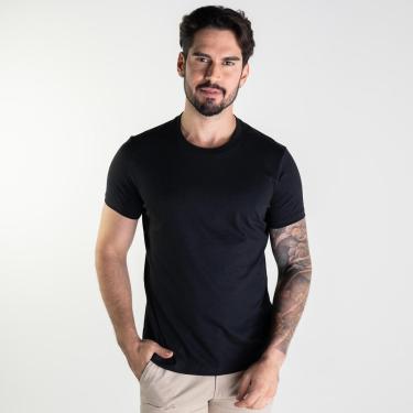 Imagem de Camiseta Pima Ellus Mirror Classic Preta-Masculino