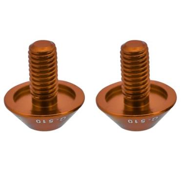 Imagem de Estink Suporte de Garrafa de Água para Bicicleta de Liga de Alumínio G510 Parafusos M5 12mm para Bicicletas de Montanha e Estrada 2 Peças (GOLD)