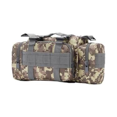 Imagem de Mochila Tática Camuflada Militar Para Viagem Ao Ar Livre, Bolsa De Omb