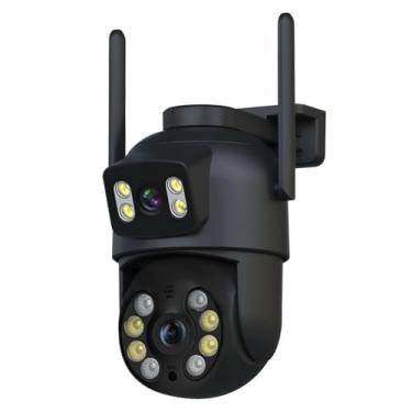 Imagem de Câmera De Segurança Com Lente Dupla E Sensor De Movimento(preto)