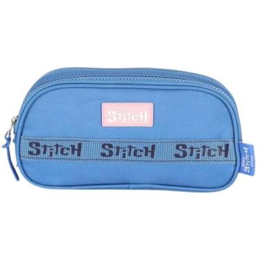 Imagem de Estojo Stitich Disney Rosa Infantil 2z - STITCH, AZUL, UN
