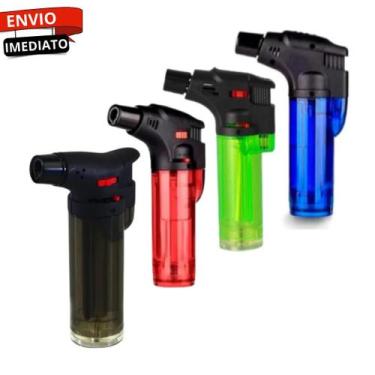 Imagem de Maçarico Portátil a Gás Recarregável Mini Ideal para Culinária e Churr