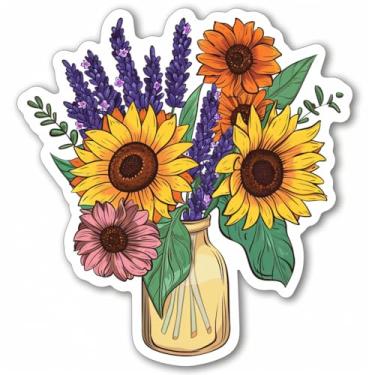 Imagem de Lindo enfeite para pendurar carro de flor, pingente de espelho retrovisor de carro de acrílico plano 2D, acessórios de pingente de interior automotivo para janela, mochila, chaveiro, árvore de Natal