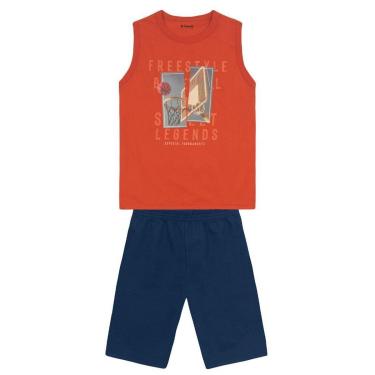 Imagem de Conjunto infantil menino de basquete Brandili-Masculino