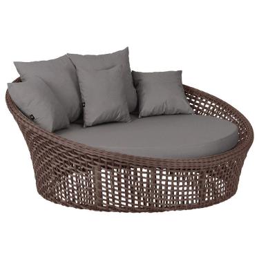 Imagem de Chaise Hungria Pintura Fendi Corda Náutica E11 Trama Marrom