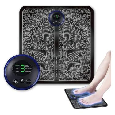 Imagem de Massageador Tapete Pulso Elétrico Perna Pés Ems Almofada Pé - Shopbr