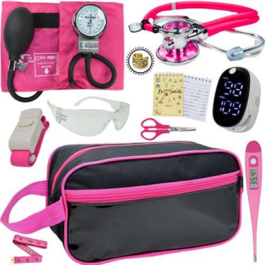 Imagem de Kit Enfermagem Aparelho Pressão Esteto Frete Grátis Promocao - Love Sa