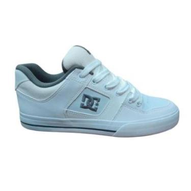 Imagem de Tênis DC Shoes Pure Masculino - White/Grey-Masculino