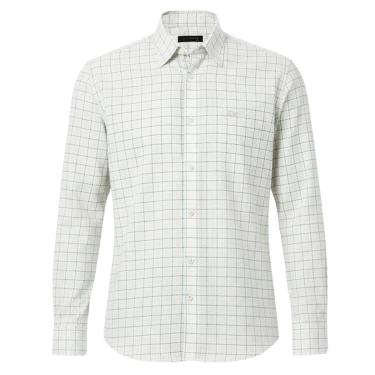 Imagem de Camisa Ogochi ML Xadrez Branco Casual Slim-Masculino