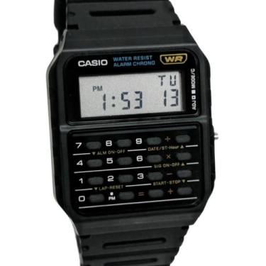 Imagem de Relógio Casio Digital Calculadora 2 em 1 Preto CA-53W-1Z