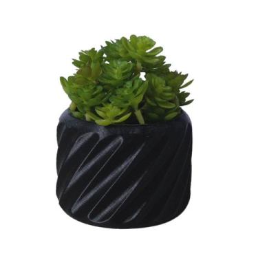 Imagem de Cachepot Mesclado Mini - Adornos - Galanta, Preto