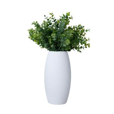 Imagem de Vaso Alto Boleado - Adornos - Galanta, Branco