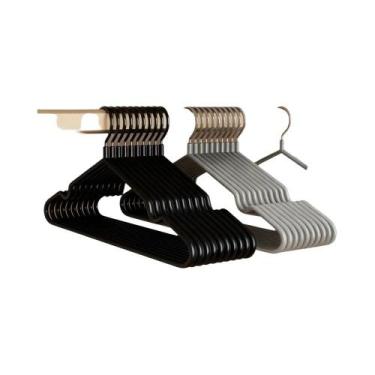 Imagem de Cabides De Metal Antiderrapantes Reforçados (20/30 Peças)  Organizador