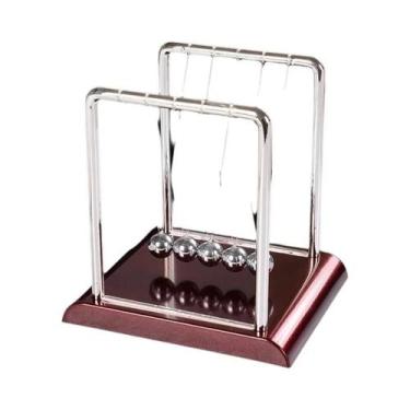 Imagem de Pêndulo De Newton De Metal Para Decoração De Mesa, Bola De Equilíbrio 