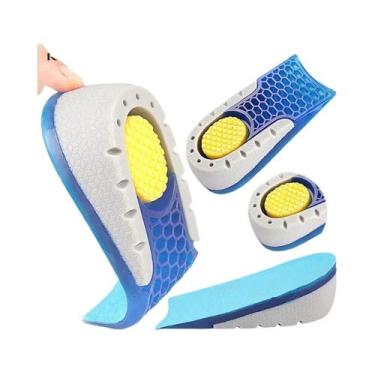 Imagem de Palmilha Unissex De Gel TPE Para Aumento De Altura 1-3cm, Invisível, P