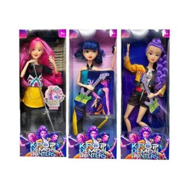 Imagem de Figurinha De Vinil KPop Anime Demon Hunters Rumi Mira Zoi, Brinquedo C