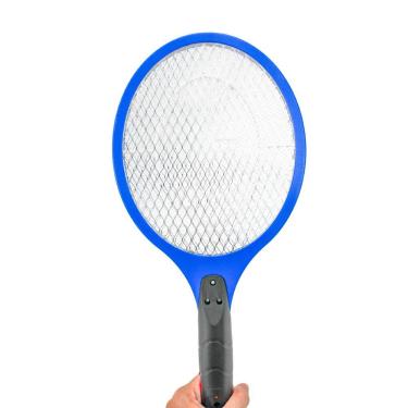 Imagem de Raquete Eletrica Mata Mosquito Dengue Insetos Moscas Pernilongos Recarregavel - Bivolt Com Led Yc010