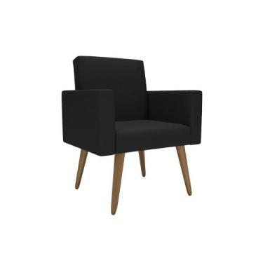 Imagem de Poltrona Decorativa para Recepção Sala e Escritório Nina - Móveis Mafe