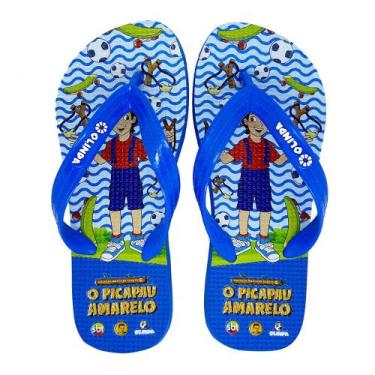 Imagem de Chinelo Masculino Kids Pedrinho - O Pica Pau Amarelo - Olinda, Azul, 2