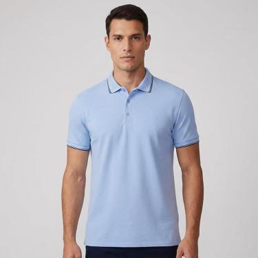 Imagem de Camisa Polo Dudalina Frisos Degradê Masculino-Masculino
