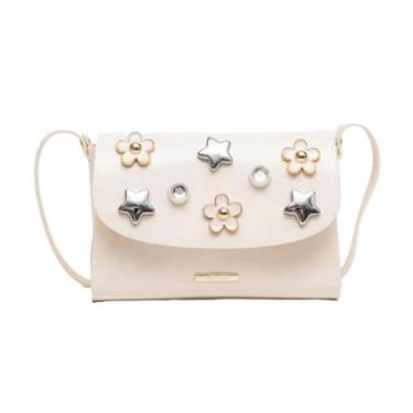 Imagem de Bolsa Petite Jolie Alicia Nude Creme Ombro PJ11382 Transversal - Nova