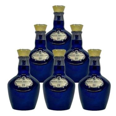 Imagem de Kit 6 Unidades Royal Salute 21 anos Azul 50ml