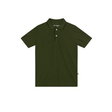 Imagem de Camisa polo infantil menino em meia malha Brandili