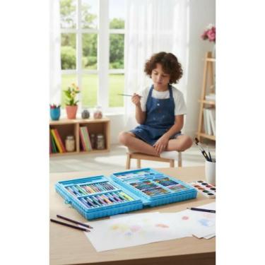 Imagem de Kit Arte Completo 68 Peças: Desenho, Pintura e Criatividade! - Congrat