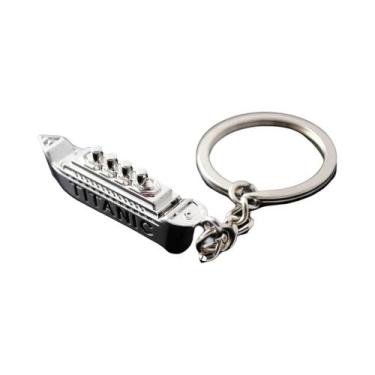 Imagem de Chaveiro Modelo Do Navio Titanic Miniatura De Navio a Vapor Para Amant