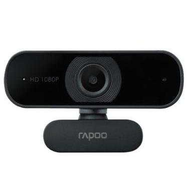 Imagem de Webcam Rapoo C260 FHD 1080P, Autofoco, Microfone com Cancelamento de Ruído, Preto - C26...