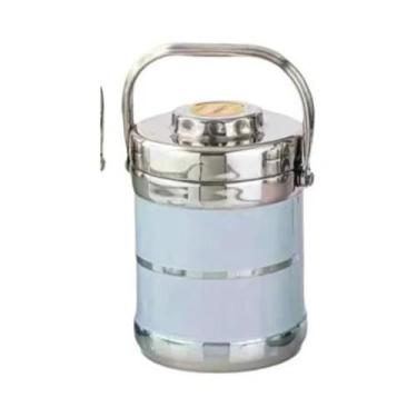 Imagem de Marmita Térmica De Aço Inoxidável 1400ML Durável E Portátil Para Adult