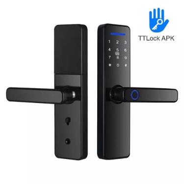 Imagem de Fechadura Digital S811 TTLock Bluetooth Cartao Chave Preto
