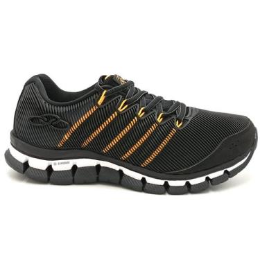 Imagem de Tênis Masculino Olympikus Dynamic 343, Preto laranja, 39