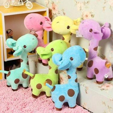 Imagem de Ursinho De Pelúcia Urso Bichinho Animal Girafa Girafinha Zoo Brinquedo